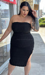 “Contigo Quiero Estar!” Tube Top Dress