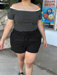 “Cannot Be Replaced” Self Tie Pull On Shorts w/Cuff