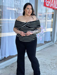 “Catch Me Or I’ll Go!” Thick Ribbed Top