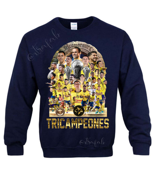 “ TriCampeones” Crew Neck Sweater