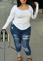 “Arianna “ Basic Ribbed Top