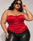 “Dangerous Woman” Silk Corset Top
