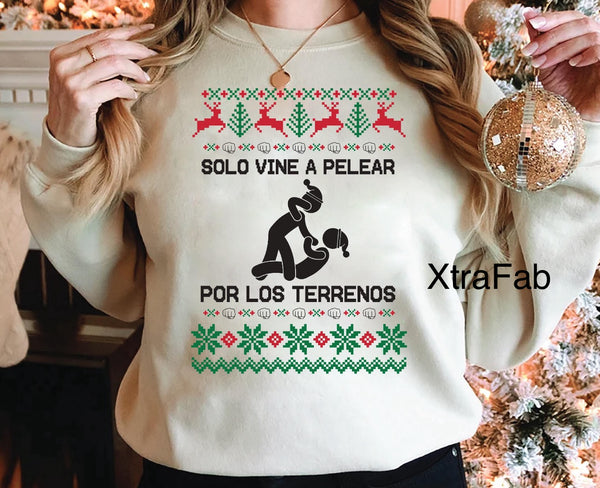 “Los Terrenos De Mexico!” Crew Neck Sweater