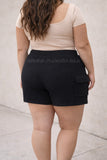 “My Fav!” Ribbed High Waist Comfy Cargo Short