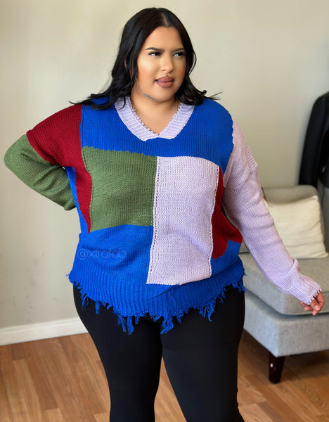 “Candy!” Oversized Sweater