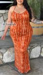 Tie Dye- ButterySoft Razor Back- Midi Dress