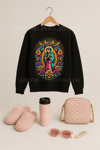 “Reina Del Cielo” Crew Neck Sweater