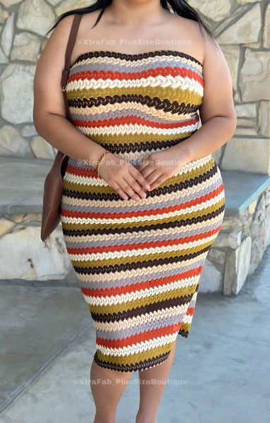 “Baja Fest!” Knitted Polyester Tube Dress