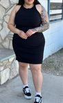 “Soy Tu Favorita!”  Ribbed Razor Back Dress