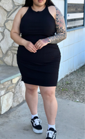 “Soy Tu Favorita!”  Ribbed Razor Back Dress