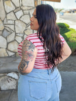 “Strawberry Short Cake!” Thick Ribbed Top