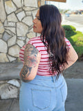 “Strawberry Short Cake!” Thick Ribbed Top