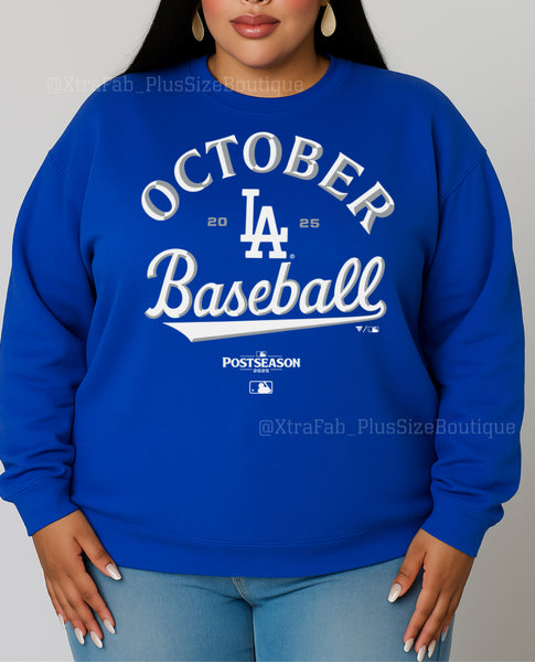 October Baseball Crewneck