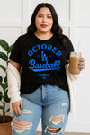 October BaseBall unisex Tshirt (Gillian Brand) small-6xl