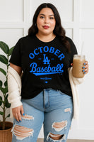 October BaseBall unisex Tshirt (Gillian Brand) small-6xl