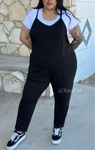 “Casually Strolling “ Overall Jumpsuit