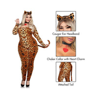 Cougar Costume 1xl-4xl