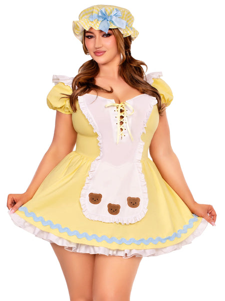 Beary Cute Goldilocks Plus Size Costume 1xl-4XL