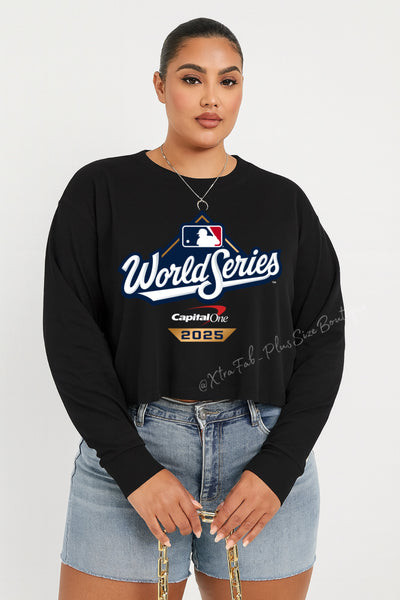 WS Boxy Crops Long Sleeve Shirts
