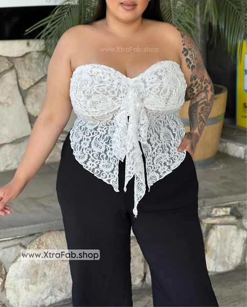 “Ya Sabes Dónde Encontrarme!” Lace Top