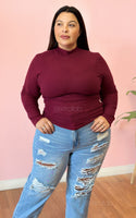 “Cold Nights!” Soft RibbedTurtle Neck Top (2colors)