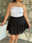 “La Única!” Soft Lace  High Waist Stretchy Skirt
