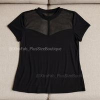 Black Sexy Mesh 2 Top