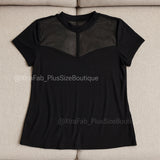 Black Sexy Mesh 2 Top