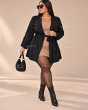 Belted Duster Jacket (black)