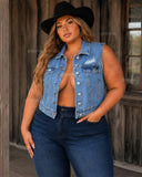 Amor de Cantina Denim Vest