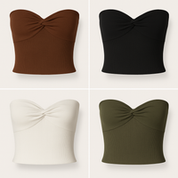 “B-Nice” textured tube top (4 colors)