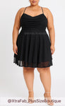 “Classy 101” shimmer A-Line Dress