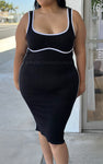 “Expresó !” Thick  Nylon Spandex Dress