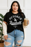 October BaseBall unisex Tshirt (Gillian Brand) small-6xl