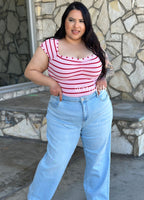 “Strawberry Short Cake!” Thick Ribbed Top
