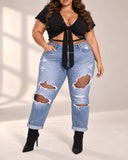Fishnet Pantyhose- Queen Size