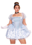 “Ballroom Babe Cinderella “Plus Size Costume 1xl-4XL