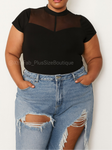 Black Sexy Mesh 2 Top