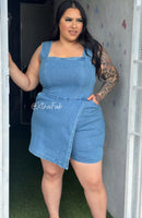 “Unfoolish” Thicc Denim Dress