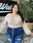 “Girls Are Players 2” Boho Crop Top (Black)