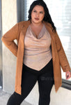 “Top Priority!” Suede Jacket w/Pockets (2Colors)