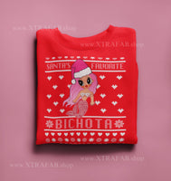 “Santa’s Fav Bichota!” Crew Neck Sweater