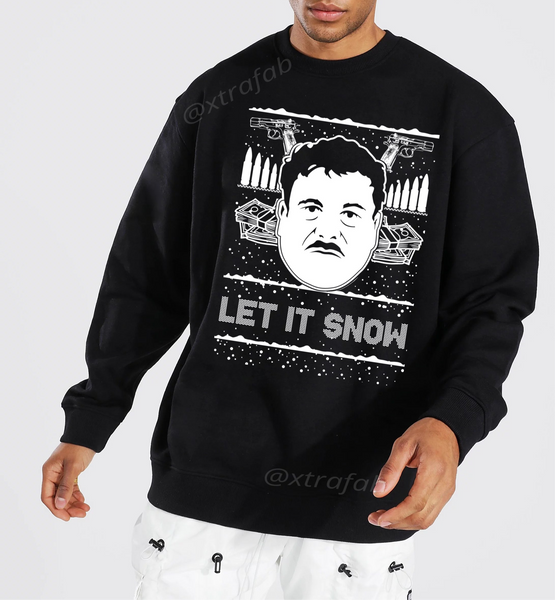 “Let ItSnow” Crew Neck Sweater