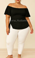 “Sugar Rush” textured oversized Sleeves Top
