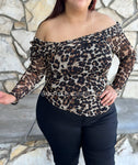 “Laid Back Luxe” long sleeve mmesh ñ top