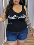 “Los Angeles!” Seamless Nylon Top