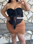 “Back To Me!” Thick -High Waist Thick Band Skirt