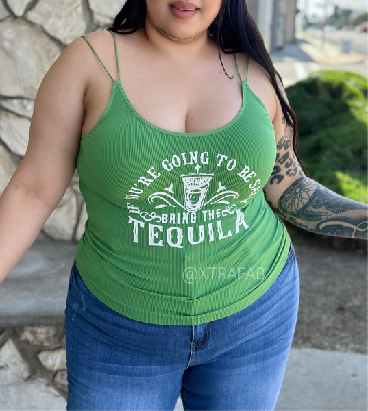 “Bring Tequila” Seamless Nylon Top