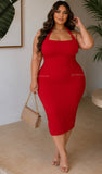 Cherry Bomb Halter Dress