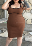 “Expresó !” Thick  Nylon Spandex Dress